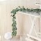 6.5 ft long Frosted Green Artificial Eucalyptus Leaves Vine Garland Decorations